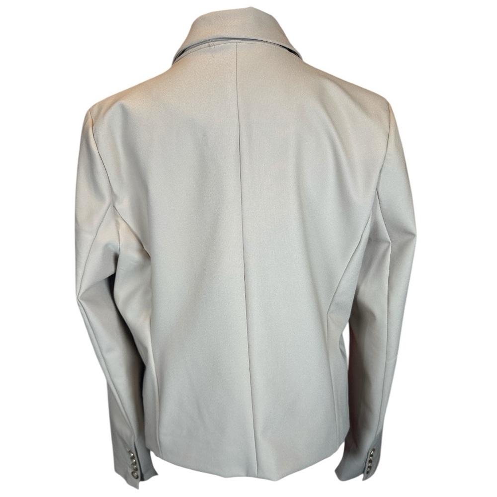 Nicole Miller NWT Beige Double-Breasted Blazer - Picture 4 of 9